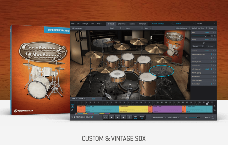 Toontrack Custom & Vintage SDX